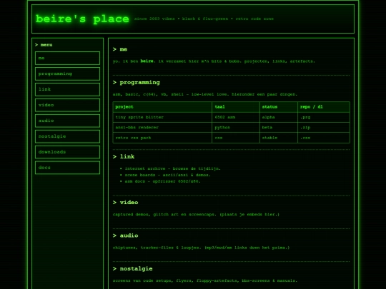 index screenshot