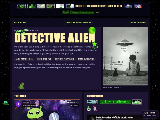 detectivealien screenshot