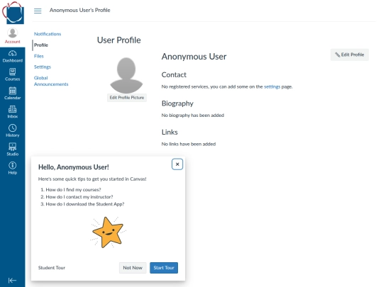 profile screenshot