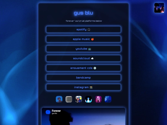 links screenshot