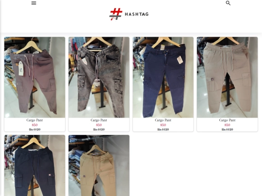 Hashtag Cargopants screenshot