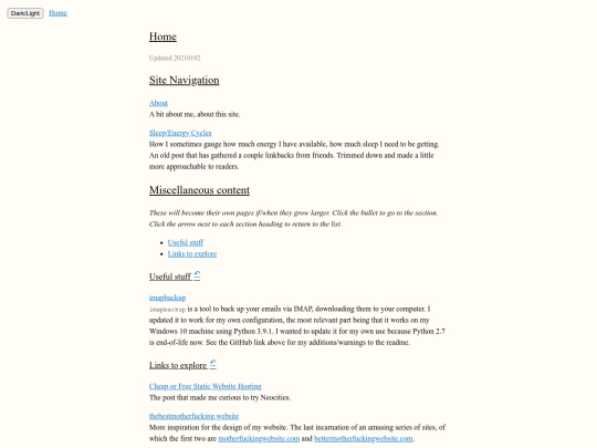 index screenshot