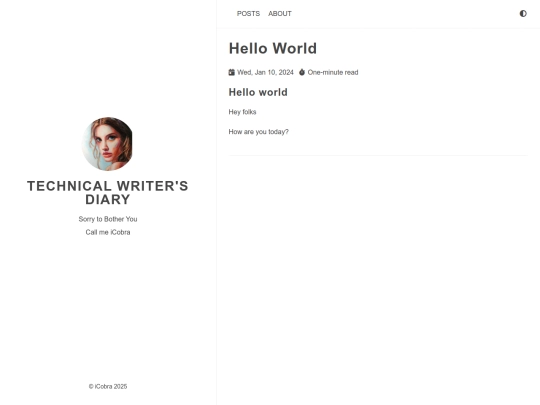 post/hello_world screenshot