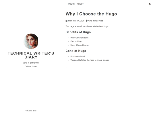post/hugo screenshot