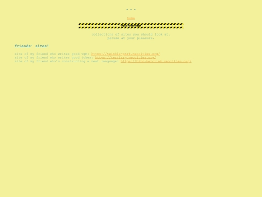 links screenshot