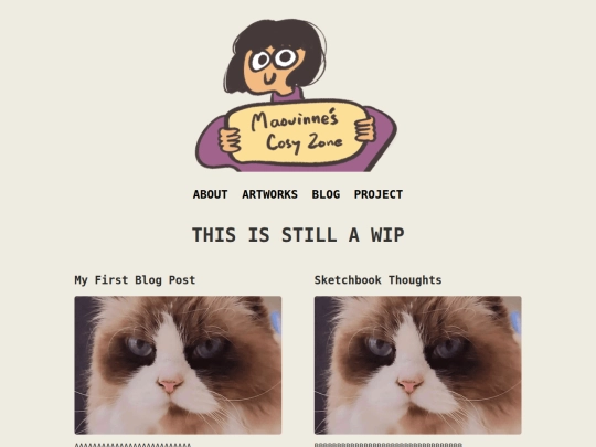 blog screenshot