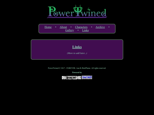 links screenshot