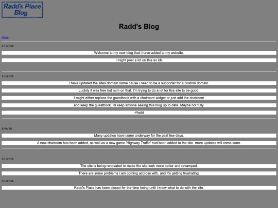 blog screenshot
