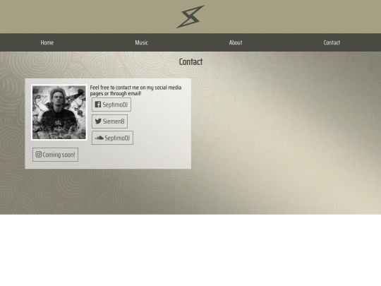 Contact screenshot