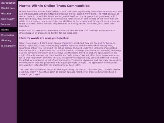 archive/norms screenshot
