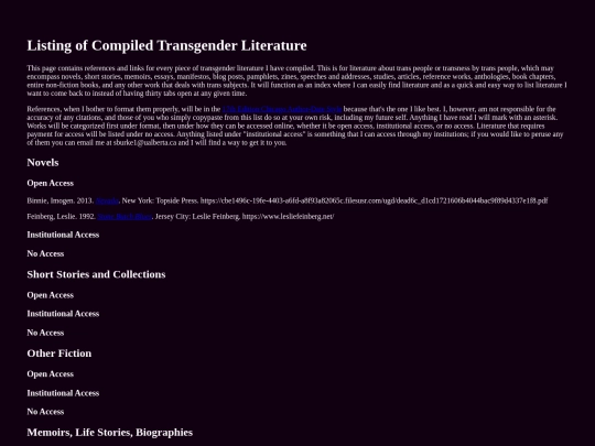 literature screenshot