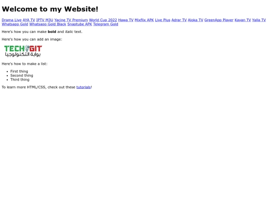 index screenshot