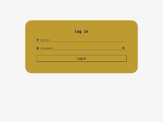 login screenshot
