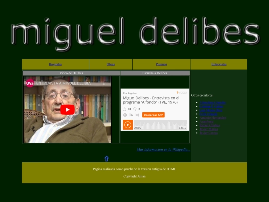 Entrevistas screenshot