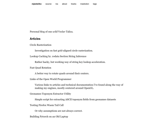index screenshot