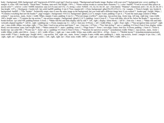index screenshot