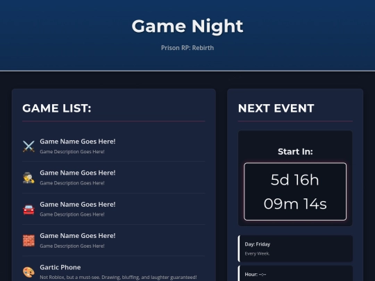 GameNight screenshot