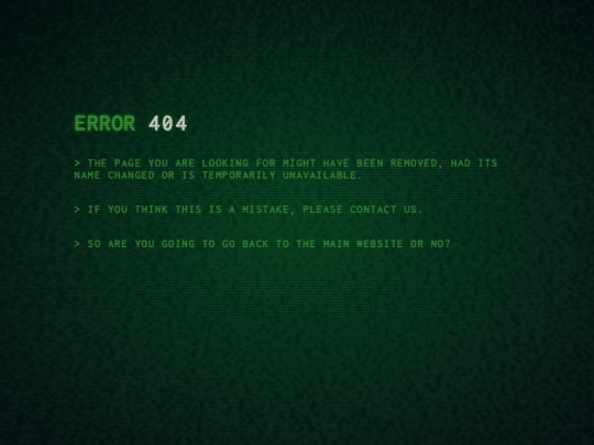 not_found screenshot
