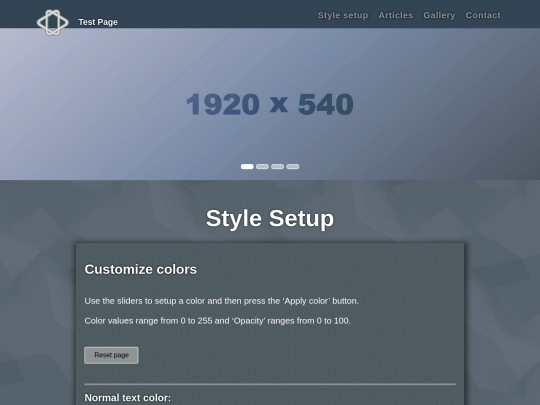 test_page screenshot