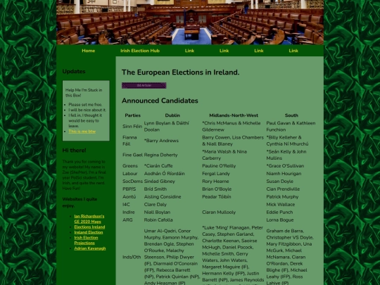 Irish Elections/Euros screenshot
