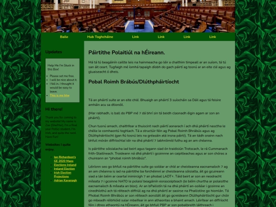 Irish Elections/partithe screenshot