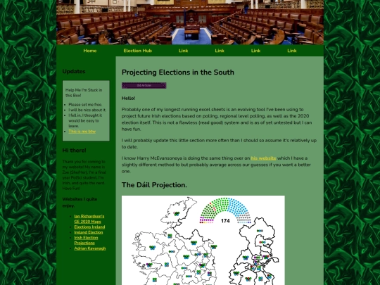 Irish Elections/projecting-ireland screenshot