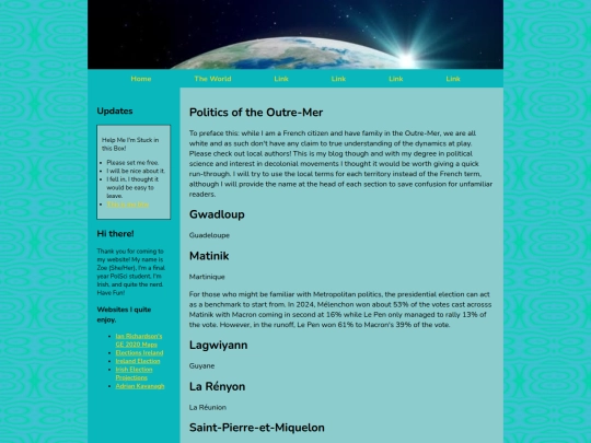 World Politics/Outre-mer screenshot