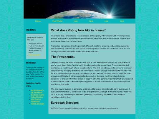 World Politics/frenchelections screenshot