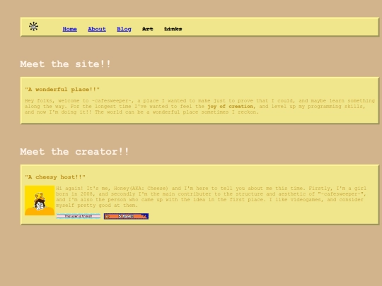 Aboutpage screenshot