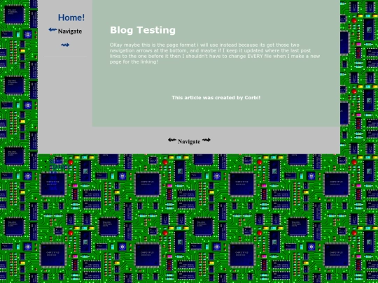 TESTING screenshot