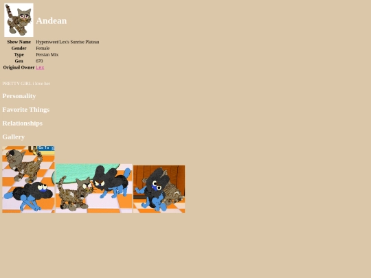 petz/petandean screenshot