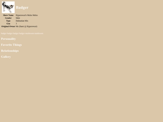 petz/petbadger screenshot