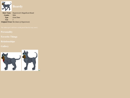 petz/petbeardy screenshot