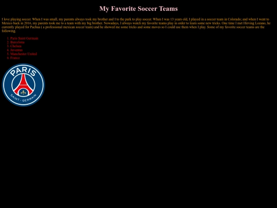 index screenshot