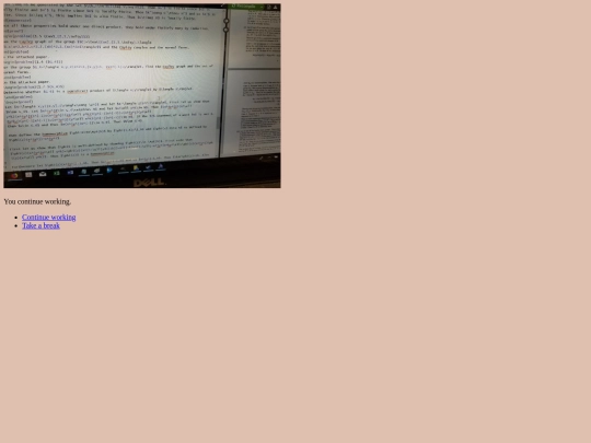 work screenshot