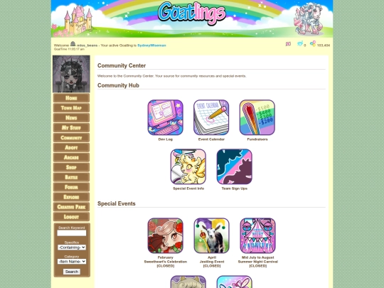 communitycenter screenshot