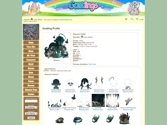 goat pages/khasma screenshot