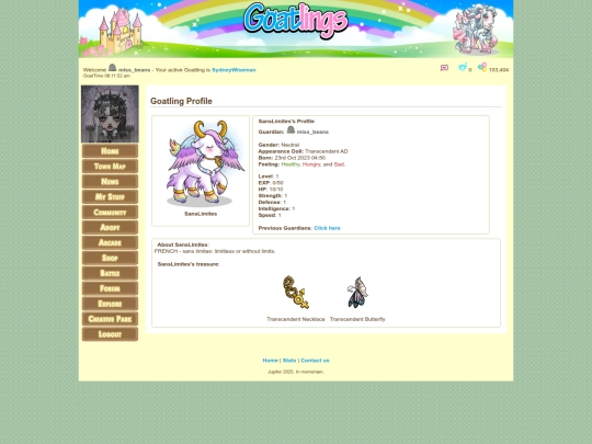 goat pages/sanslimites screenshot