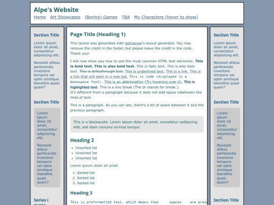 index screenshot