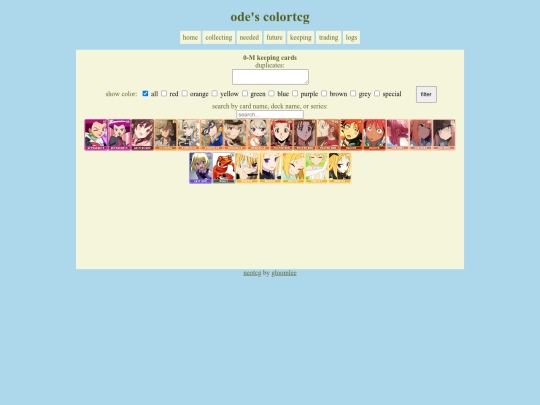 neotcg/keepingcards0-M screenshot