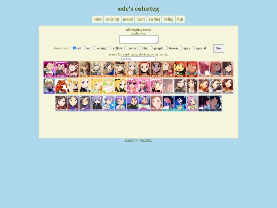 neotcg/keepingcardsall screenshot