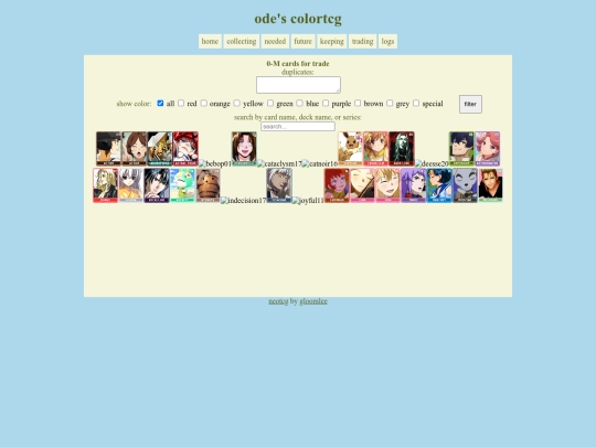 neotcg/tradingcards0-M screenshot