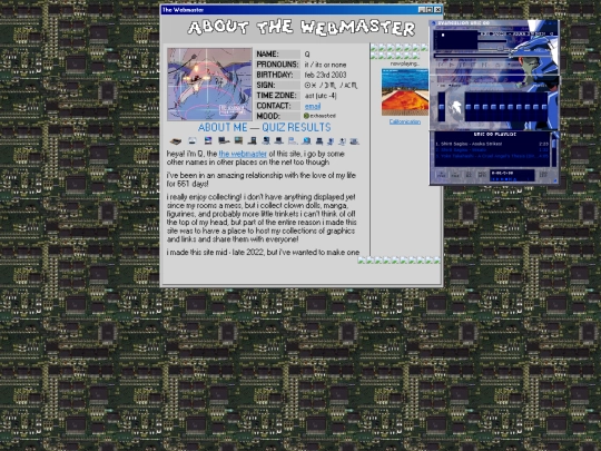 old/webmaster screenshot