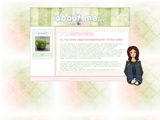 aboutme screenshot