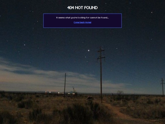 not_found screenshot