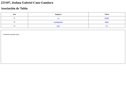 index screenshot