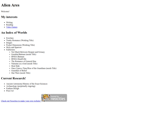 index screenshot