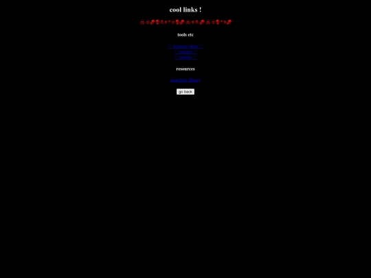 links screenshot