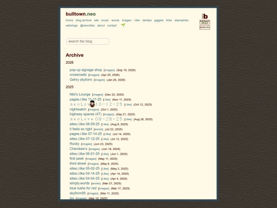 archive screenshot