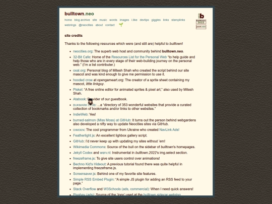 credits screenshot